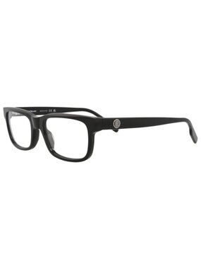 New Montblanc Women's Eyeglasses Square Rectangle Acetate Frame Mens Black Black